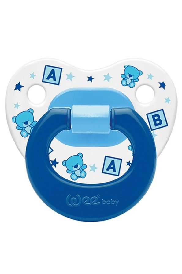 Wee Baby Silicone Pacifier 6-18 Months Indigo