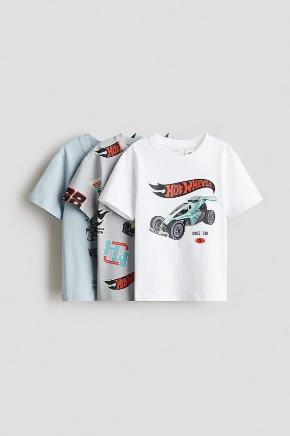H&M Set of 3 Printed T-Shirts