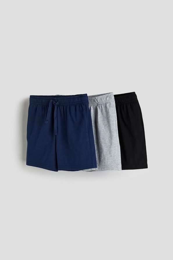 H&M Set of 3 Cotton Jersey Shorts