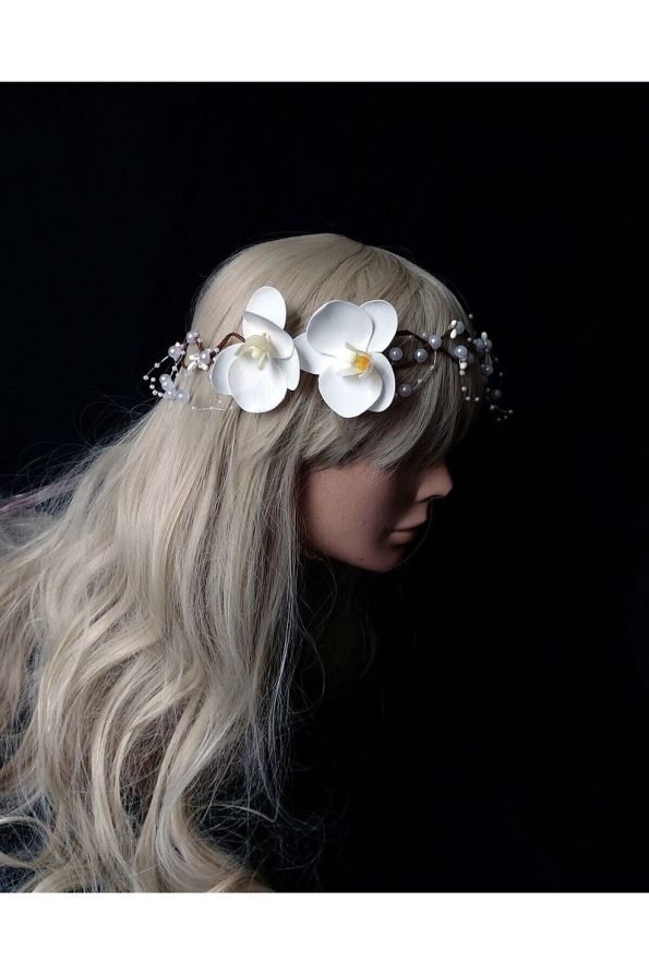 Dreamy Beaded Floral Crown for Mother and Baby