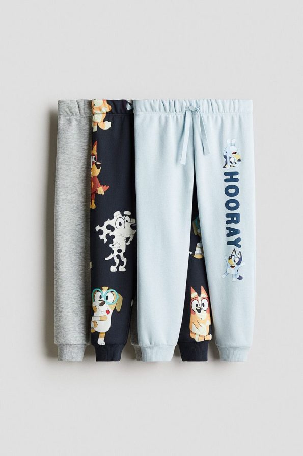 H&M Set of 3 Printed Jogger Pants