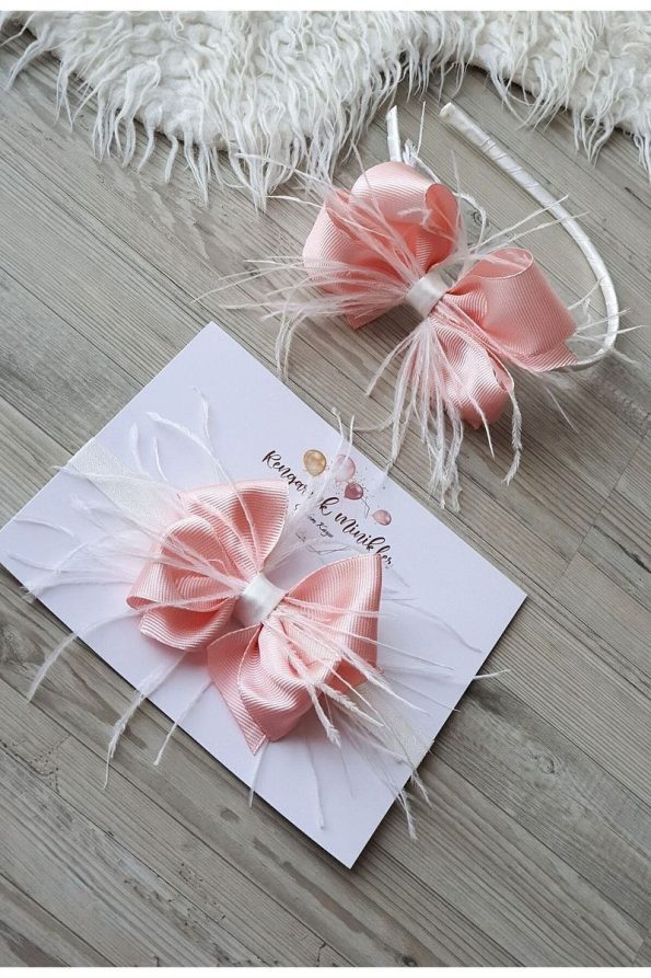Colorful Baby and Mother Crown Set with Bow