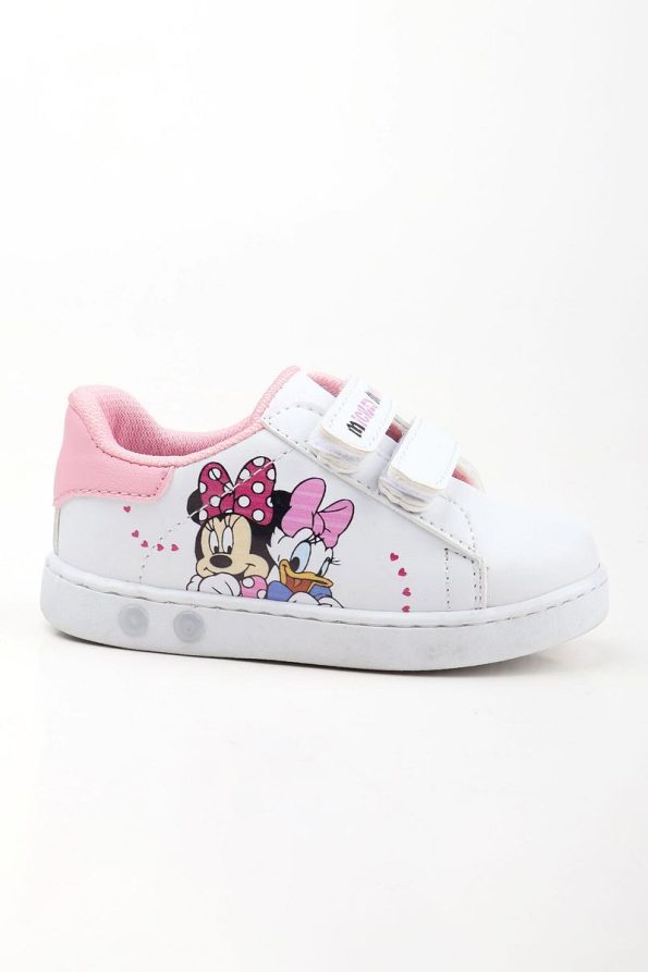 Superland First Steps Shoes for Baby Girls with Mickey Mouse Lights