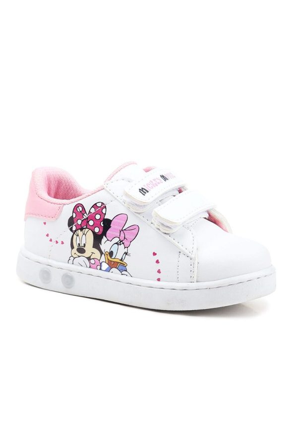 Superland First Steps Shoes for Baby Girls with Mickey Mouse Lights