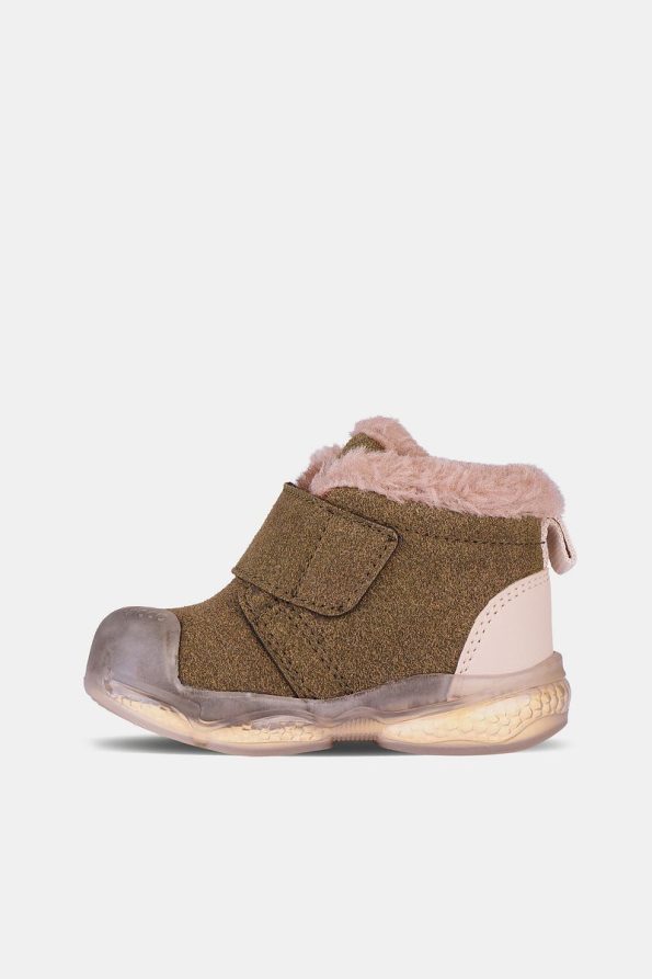 Vicco Light-Up Fleece-Lined Winter Anatomical Unisex Kids Boots Size 19-25