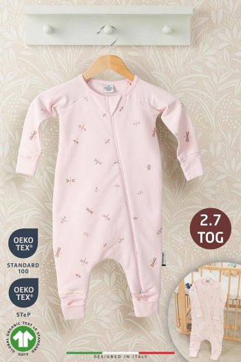 Elele EleleLife Padded Baby Sleeping Bag 2.7 Tog Pink Sanno