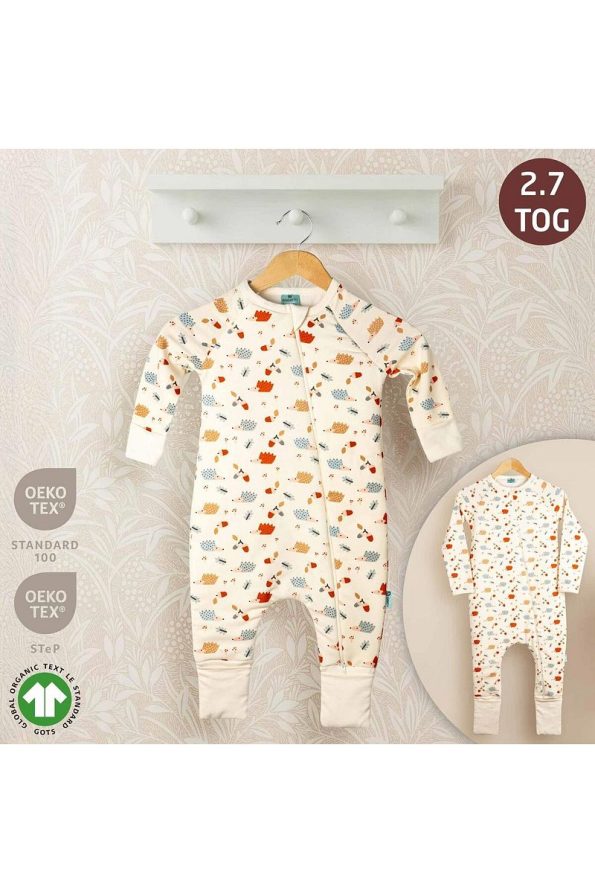 EleleLife Padded Baby Sleep Bag 2.7 Tog Cream Riccio