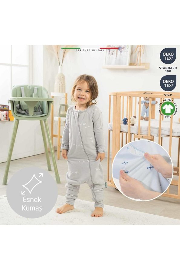 EleleLife Padded Baby Sleep Bag 2.7 Tog Cream Riccio
