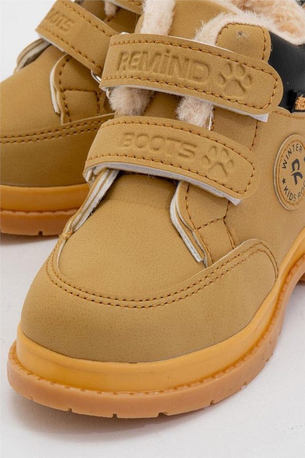 Liger Winter Baby Boots with Fur Lining (22-25) Camel