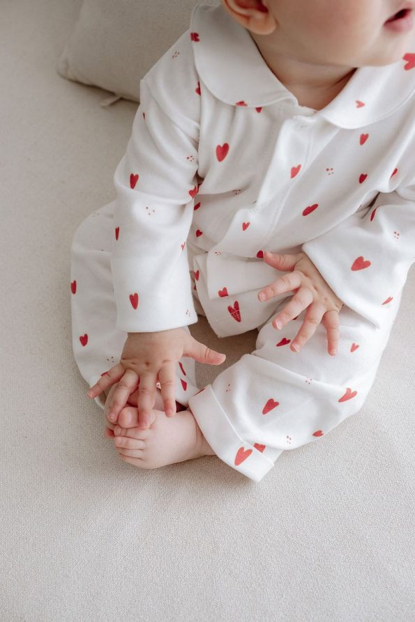 TBA Collection Pajama Set | Red Hearts