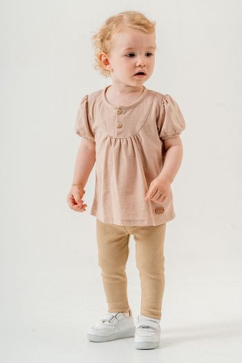 Trendy Baby Cotton Leggings Set