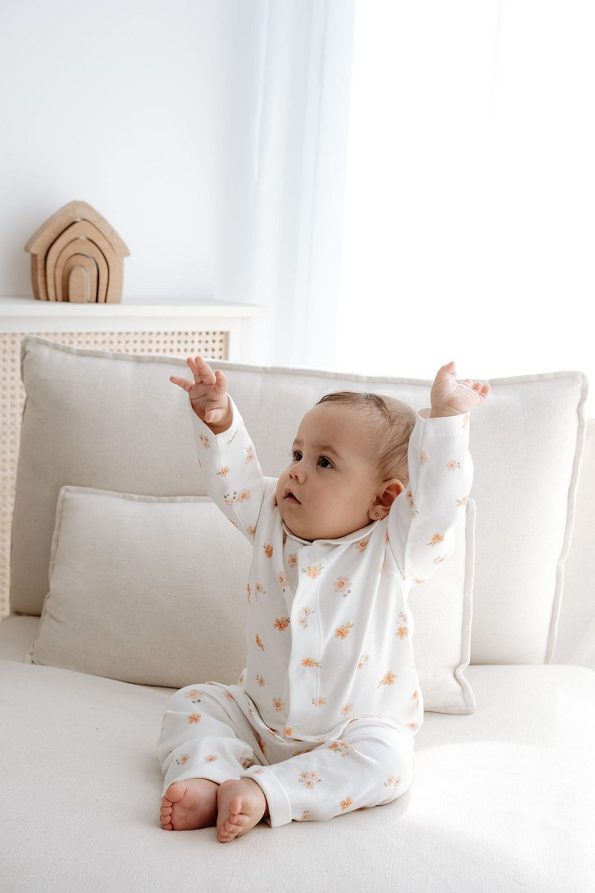 TBA Collection Pajama Set | Peachy Flowers