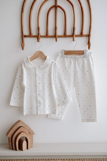 TBA Collection Pajama Set | Green Dots