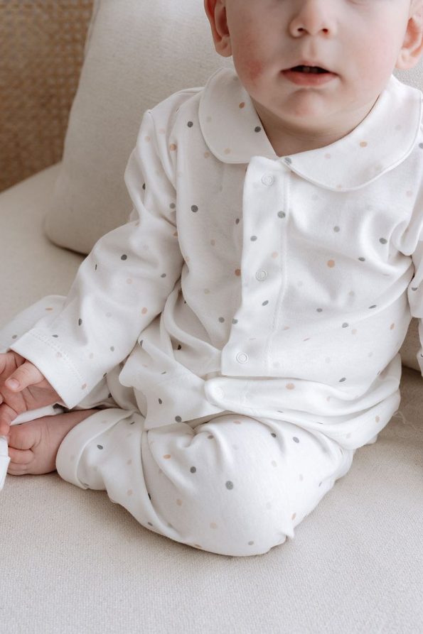 TBA Collection Pajama Set | Green Dots