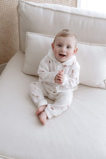 TBA COLLECTION Muslin Pajama Set | Boho Rainbow