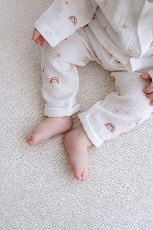 TBA COLLECTION Muslin Pajama Set | Boho Rainbow