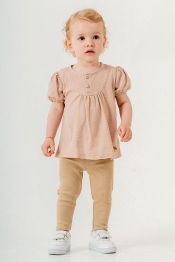 Trendy Baby Cotton Leggings Set