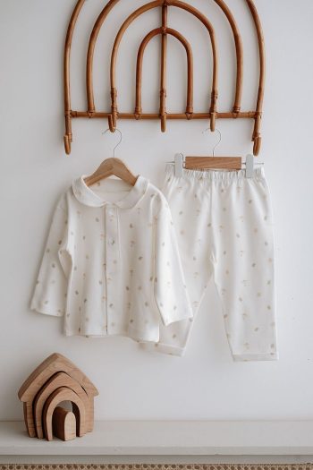 Daisy Leaves Pajama Set