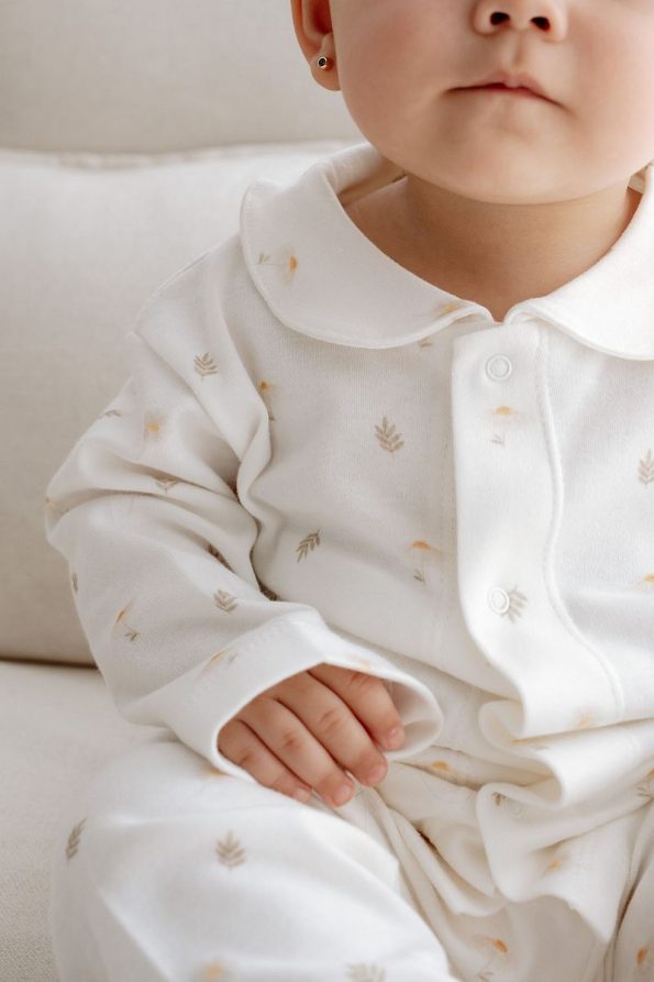 Daisy Leaves Pajama Set