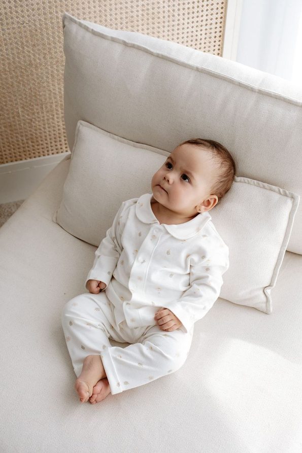 Daisy Leaves Pajama Set