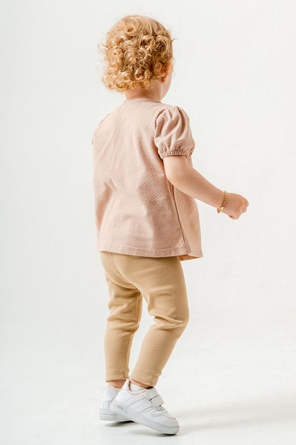 Trendy Baby Cotton Leggings Set
