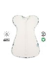 Zuppers Organic Cotton Butterfly Swaddle Sleep Bag - 0.3 Tog - Leaf