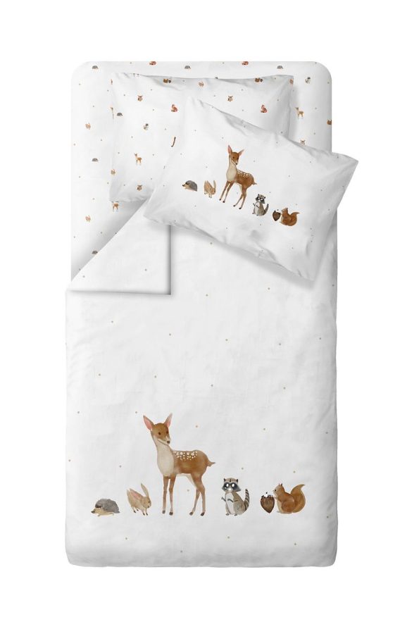 Casadora Baby Forest Amigos 100% Cotton Satin Baby Bedding Set