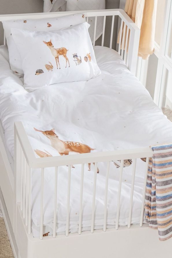 Casadora Baby Forest Amigos 100% Cotton Satin Baby Bedding Set