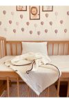 GLOYDEN Baby Muslin Crib Bedding Set Cream 100 X 150