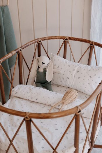 TBA COLLECTION Park Crib Bedding Set (80X110) | Eucalyptus