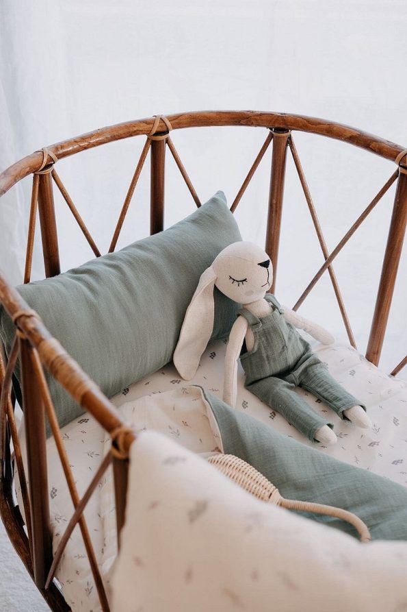 TBA COLLECTION Baby Muslin Bedding Set (100x150) | Eucalyptus