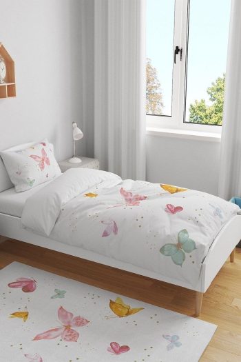 Evpanya Butterfly Valley Single Bed Duvet Cover Set