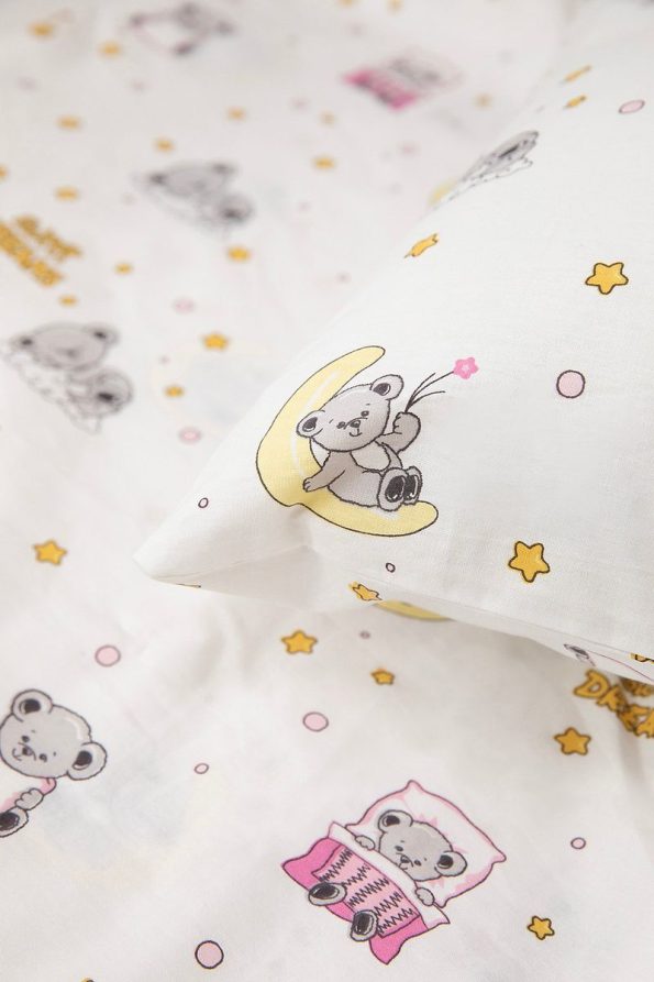 FAVORA Baby 100% Cotton Dream Sweet Baby Bedding Set - Pink