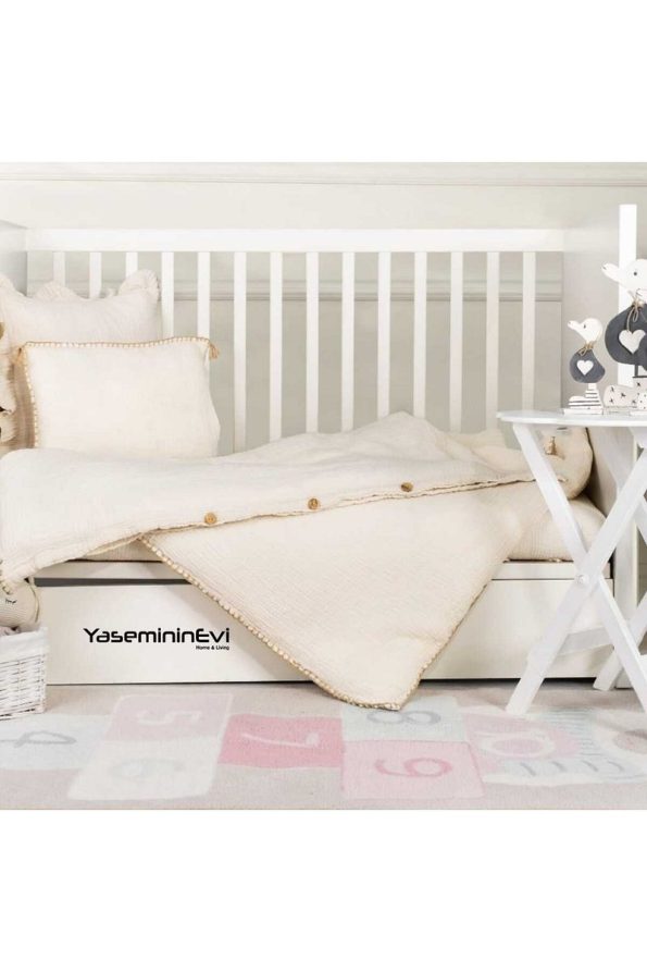 Yasemin Home Muslin Crib Bedding Set