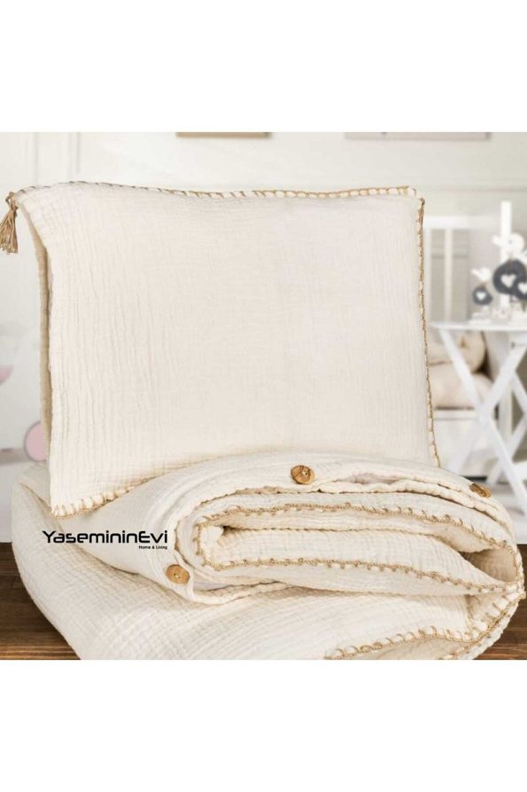 Yasemin Home Muslin Crib Bedding Set