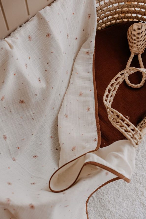 TBA COLLECTION Muslin Blanket | Tiny Boho Florals