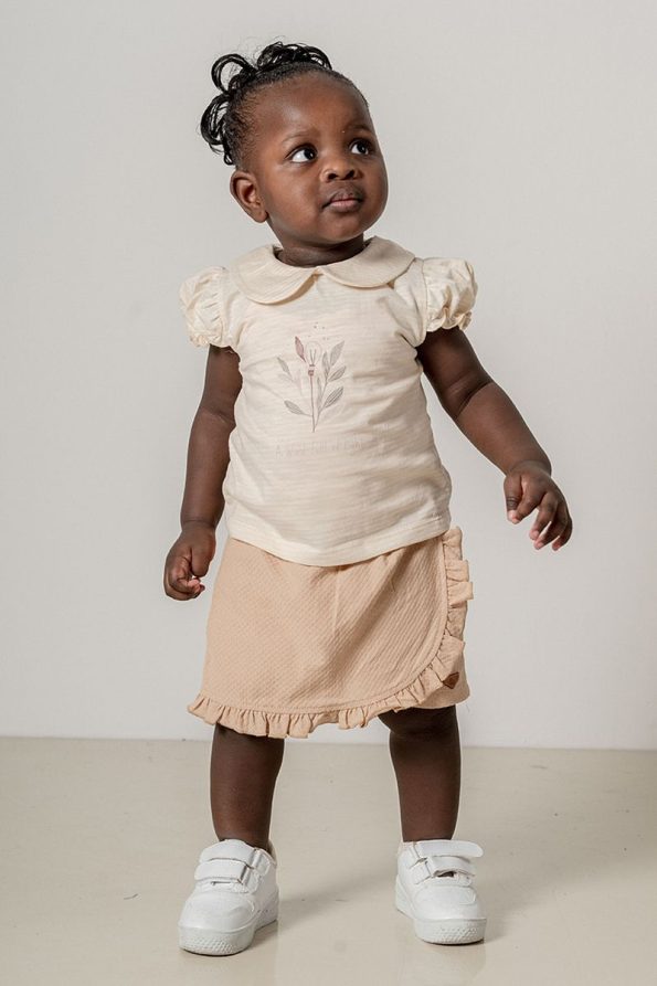 Trendy Cotton Baby Outfit with Shorts