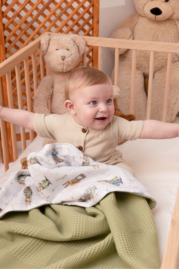MILNA BABY&KIDS Muslin Baby Blanket Double-Sided 100x100cm