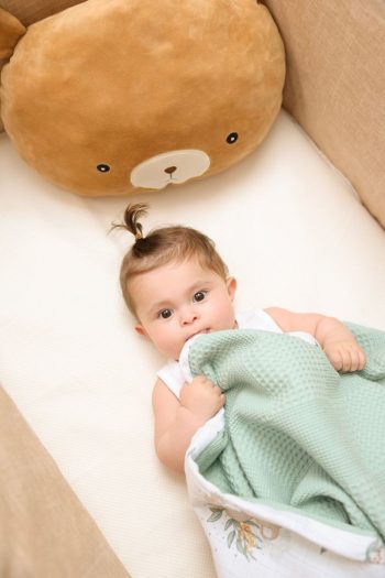MILNA Baby & Kids Reversible Muslin Baby Blanket 100x100cm