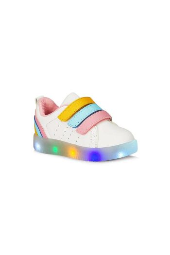 Vicco Sun Light-Up Sports Shoes White/Pink