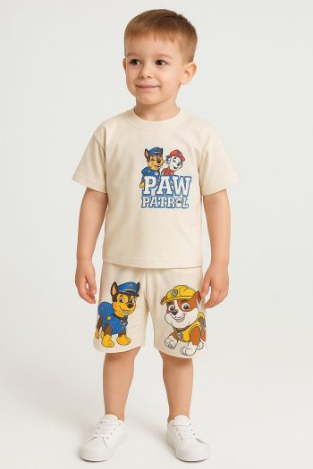 Soft Kids Summer Paw Patrol Printed Unisex Clothing Set