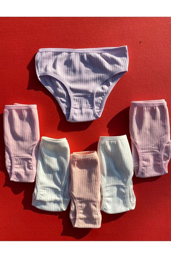 VicTroy 8-Pack Cotton Girls' Triangle Briefs
