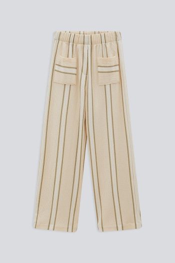 BABOKAH Striped Pocket Wide Leg Pants for Kids