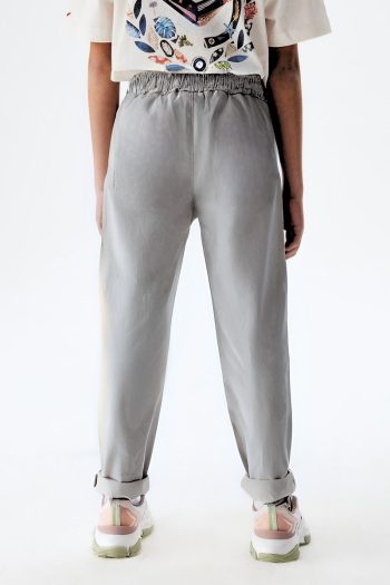 Boys' Gray Stretch School Pants