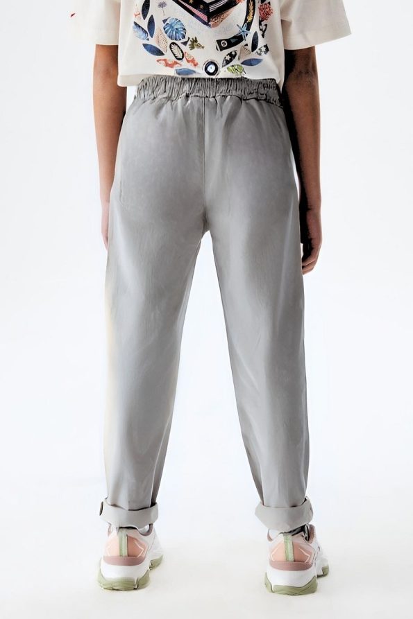 Boys' Gray Stretch School Pants