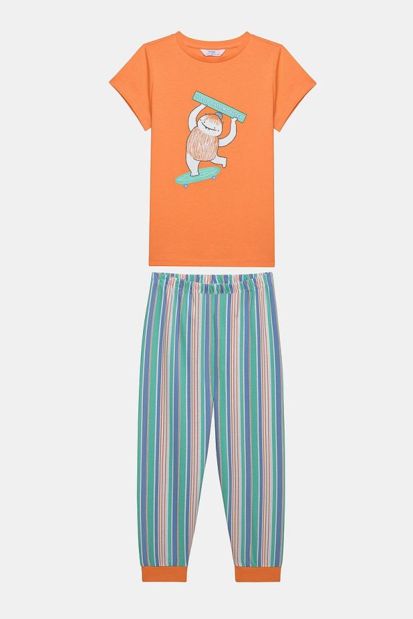 Penti Unisex Kids Monster Fam Multicolor Pajama Set