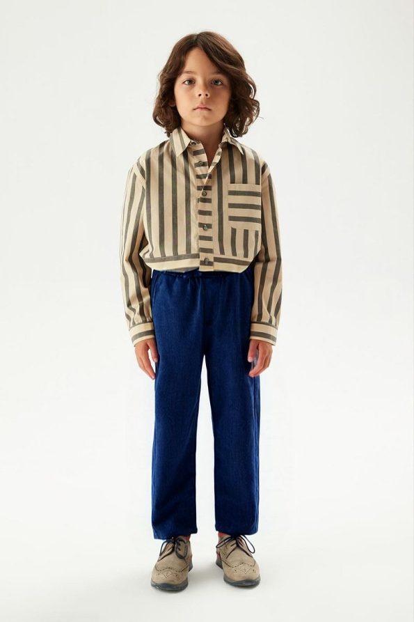 Boys' Navy Blue Casual School Pants