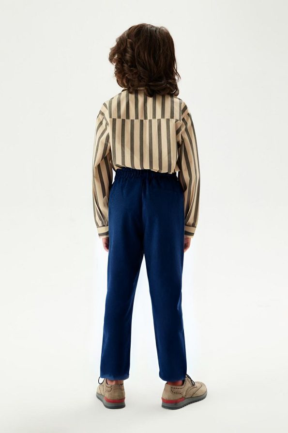 Boys' Navy Blue Casual School Pants