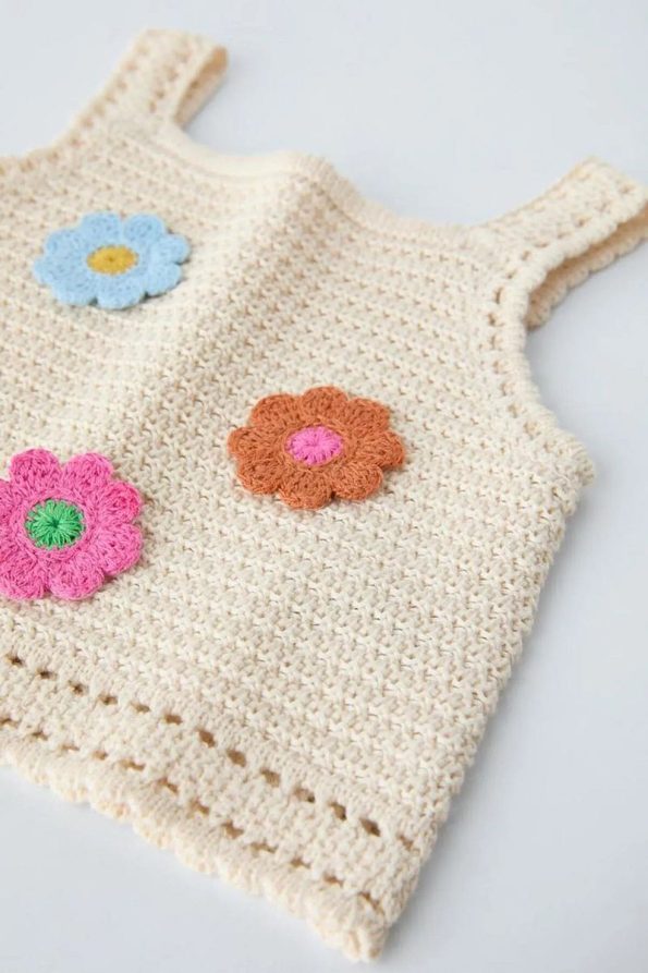 MIZUKI Girls' Pink Knitted Sweater Set