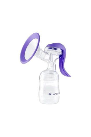LANSINOH Manual Breast Pump, Pacifier (1 Month+) & Accessories